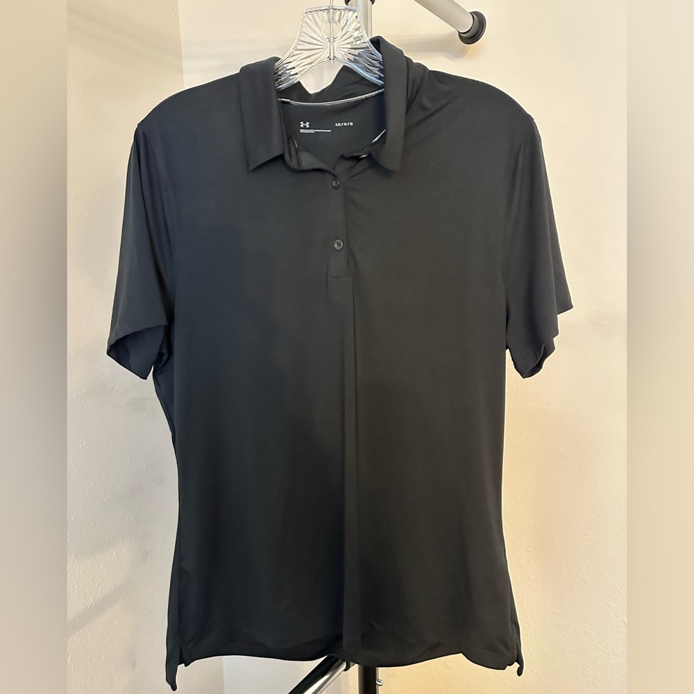 UnderArmour Black Polo - Golf - Large
